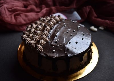 Dark Chocolate Mocha Cake