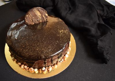 Choco Almond Truffle Cake